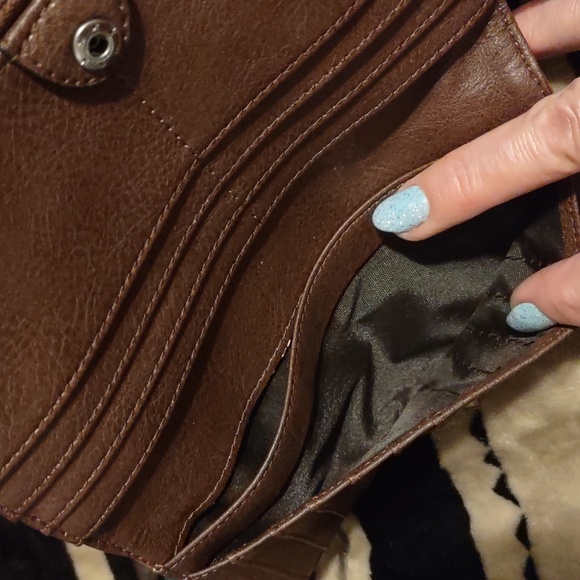 Tony Lama. Cognac Cowhide leather  wallet. Never used. Brand new. No tags. - Picture 10 of 17